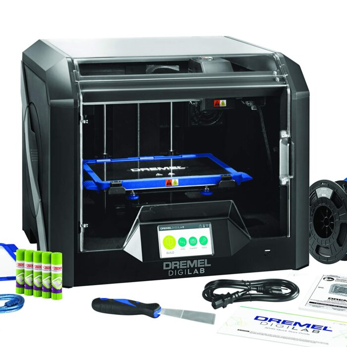 Dremel - 3D45-EDU DigiLab 3D45 Award Winning 3D Printer w/extra supplies, 30 Lesson plans, PC & MAC OS, Chromebook, iPad Compatible, Built-in HD Camera, Heated Build Plate