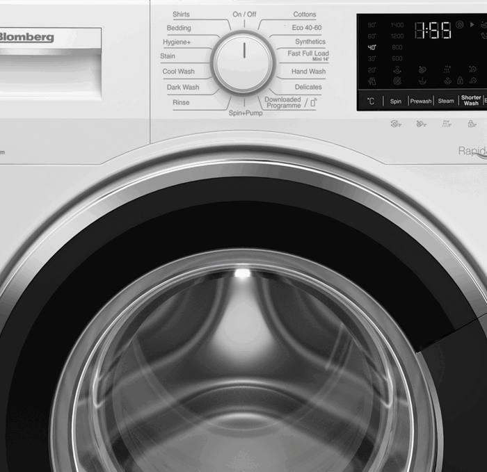 Blomberg LWF194520QW 9kg 1400 Spin Washing Machine with RapidJet technology - White