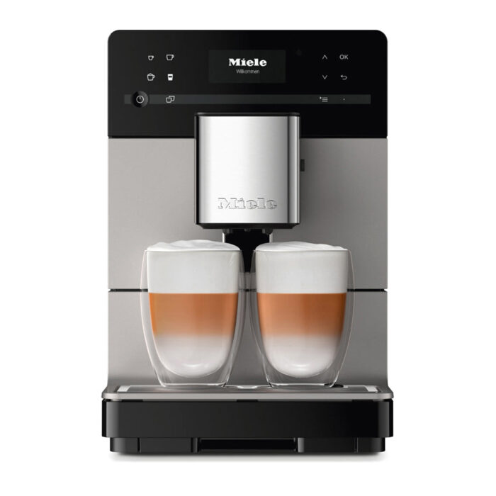 Miele CM 5510 Silence Countertop Coffee Machine | 11525170 | Silver Grey-metallic
