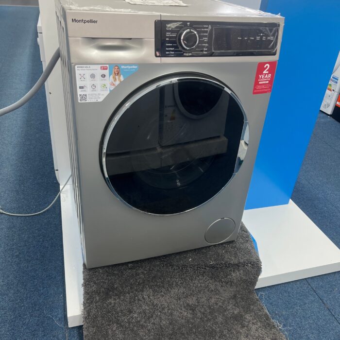 Montpellier MWM814BLS - Silver Freestanding 8KG Washing Machine - 1400 RPM - A energy - Unboxed