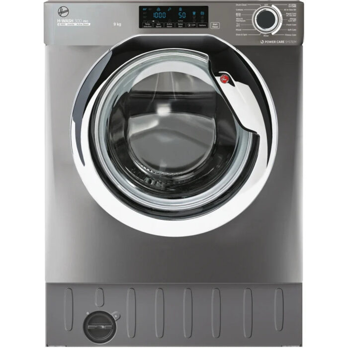 Hoover HBWOS69TAMCRE-80 - Grey 9KG Integrated Washing Machine - 1600 RPM - A energy