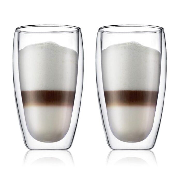 Bodum Pavina 450ml Double Wall Thermo Glass | 4560-10 | 2 Piece