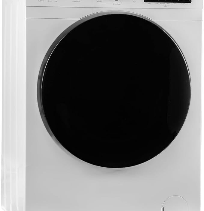 SIA SWM104KW - White 10KG Washing Machine - 1400 RPM - B energy