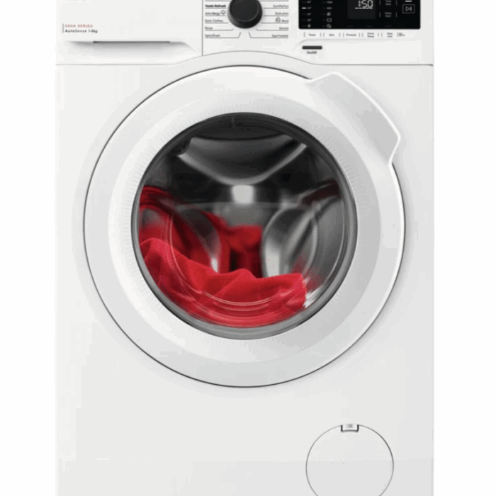 AEG LFX50842B - White Freestanding 8KG Washing Machine - 1400 RPM - C energy