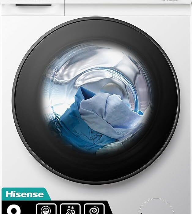 Hisense WFQA9014EVJM - White 9KG Washing Machine - 1400 RPM - A energy