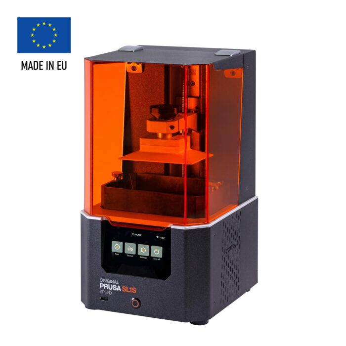 Original Prusa SL1S Speed 3D Printer, New 5.96'' 2560×1620p Mono LCD, Resin Tank with Tilt Function Fast and Reliable SLA 3D Printer, Touchscreen, Print Size 5×3.14×5.9 in
