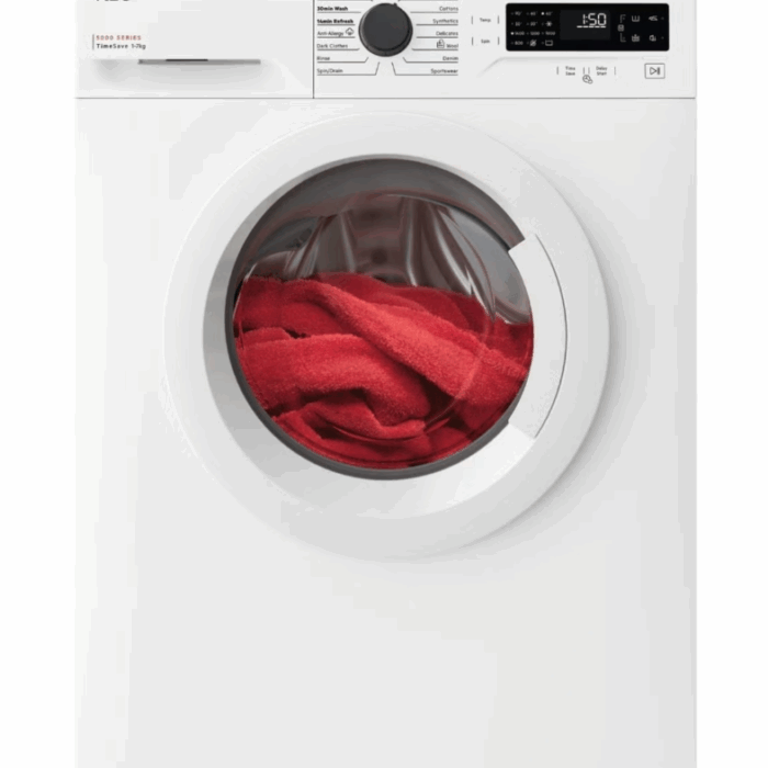 AEG LFX50744B - White Freestanding 7KG Washing Machine - 1400 RPM - C energy