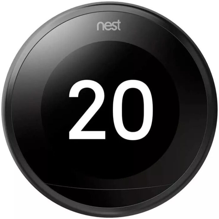 Google Nest Learning Thermostat | 3rd Generation | Smart Home Heating & Hot Water Controls | Black