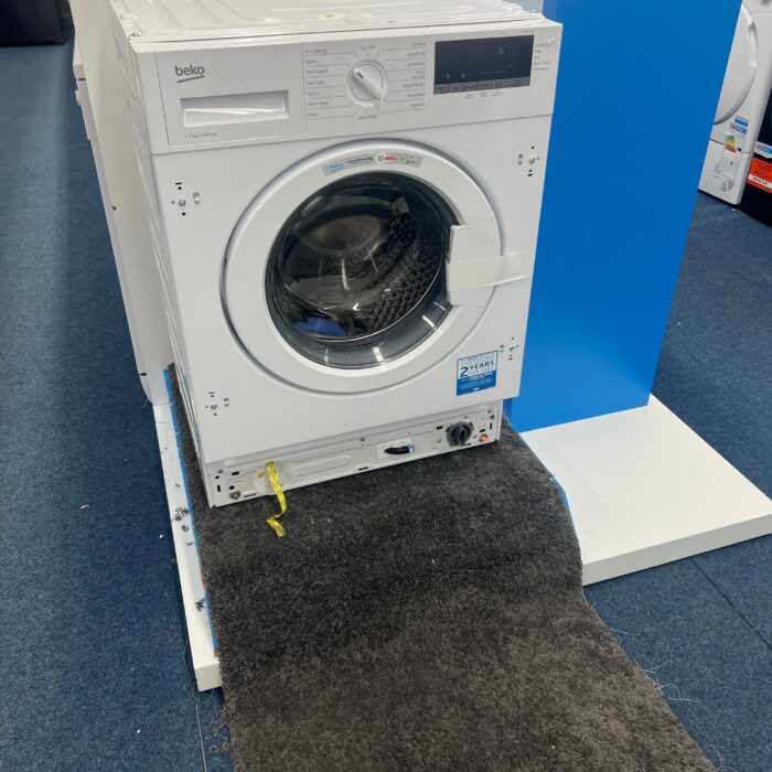 Beko WTIK74151F Integrated Washing Machine 7kg 1400rpm White - C Rated - Unboxed