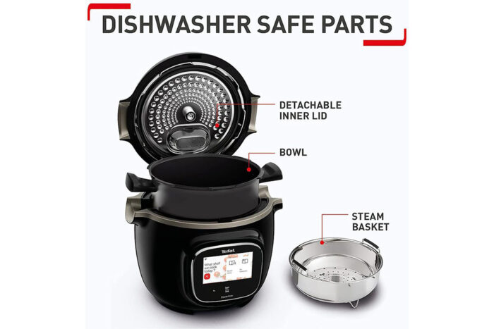 Tefal Cook4me Touch 6L Digital Multi Pressure Cooker | CY912840 | Black