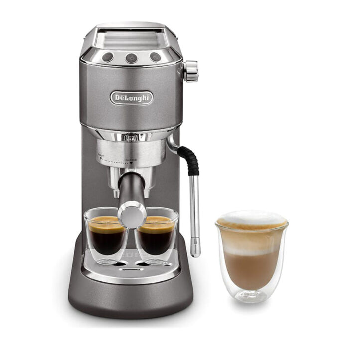 Delonghi New Dedica Arte Manual Espresso Coffee Maker | Grey