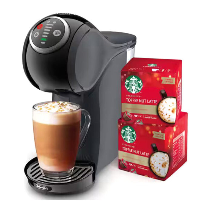DeLonghi S Plus Nescafe Dolce Gusto Coffee Machine | EDG315.CGY | Grey/Black