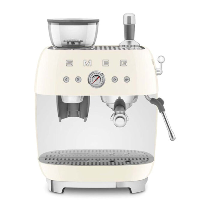 Smeg 50's Style Bean to Cup Espresso Coffee Machine | EGF03CRUK | Cream