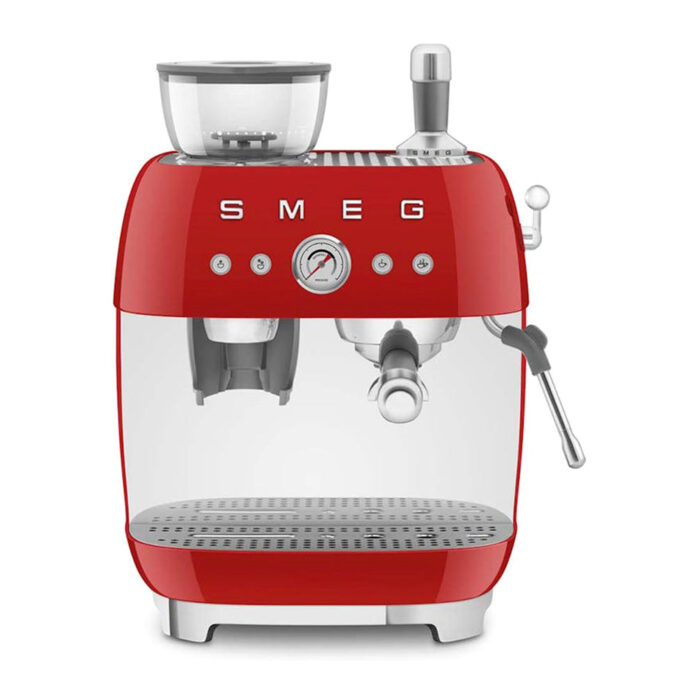 Smeg 50's Style Bean to Cup Espresso Coffee Machine | EGF03RDUK | Red