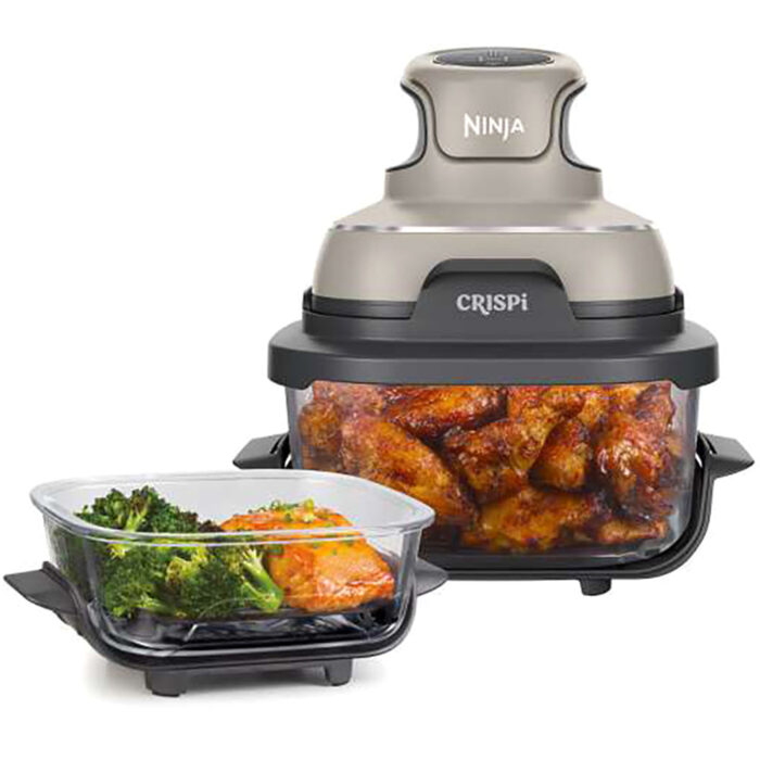 Ninja CRISPi 4-in-1 Portable Glass Air Fryer | FN101UKST | Stone