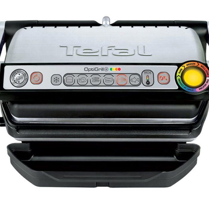 Tefal OptiGrill Plus 4-6 Portions Health Grill | GC713D40 | Silver