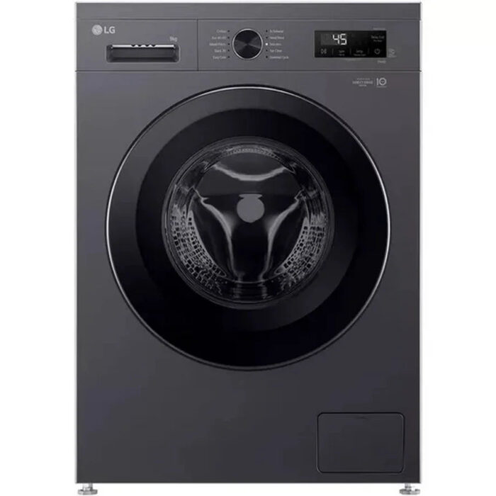 LG F4X1009NMK 9kg 1400 Spin Washing Machine - Slate Grey