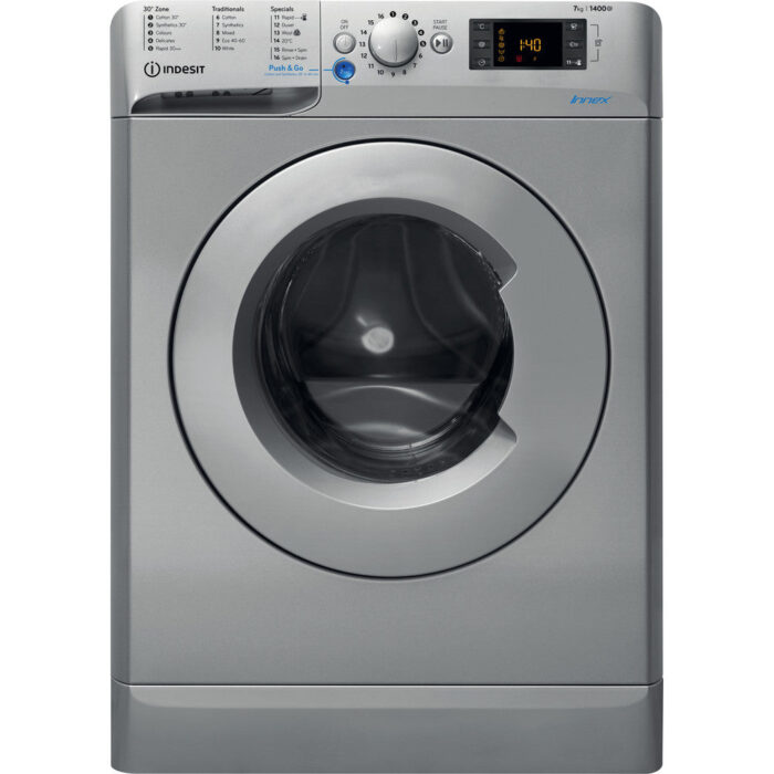 Indesit Innex BWE71496XSVUK Washing Machine - Silver 7Kg Load