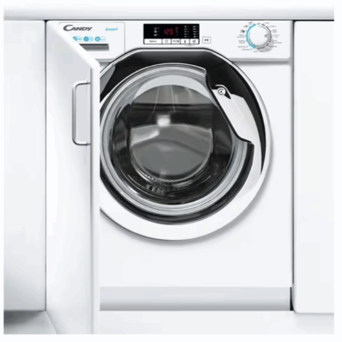Candy CBW 48D2XCE-80 - White Integrated 8KG Washing Machine - 1400 RPM - C energy