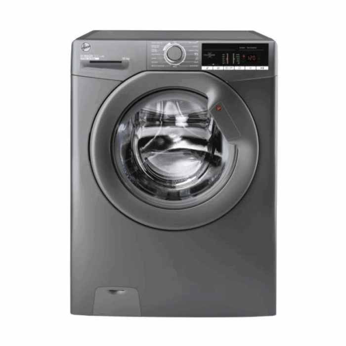 Hoover H3W410TAGGE/1-80 - Graphite Freestanding 10KG Washing Machine - 1400 RPM - C energy