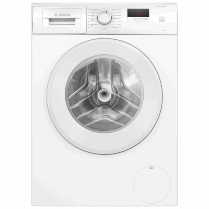 Bosch WGE03408GB - White Freestanding 8KG Washing Machine - 1400 RPM - A energy
