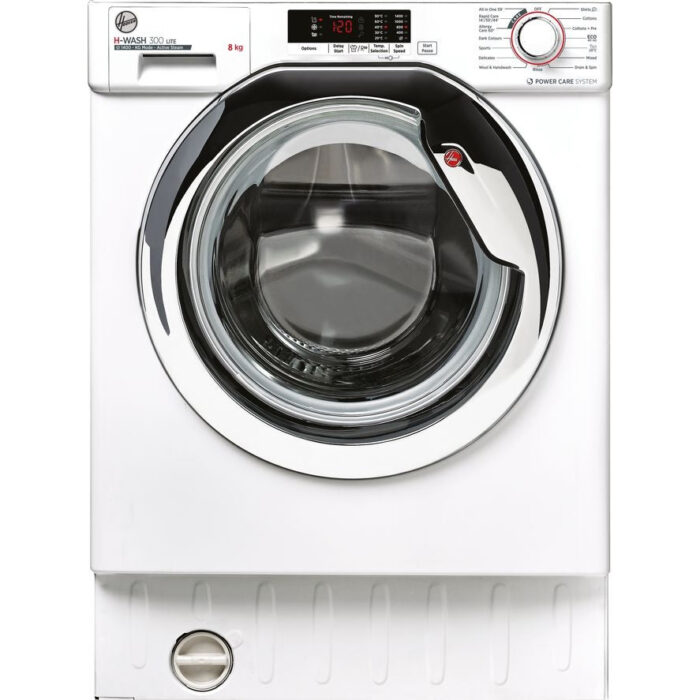Hoover HBWS 48D2ACE - White Integrated 8KG Washing Machine - 1400 RPM - C energy