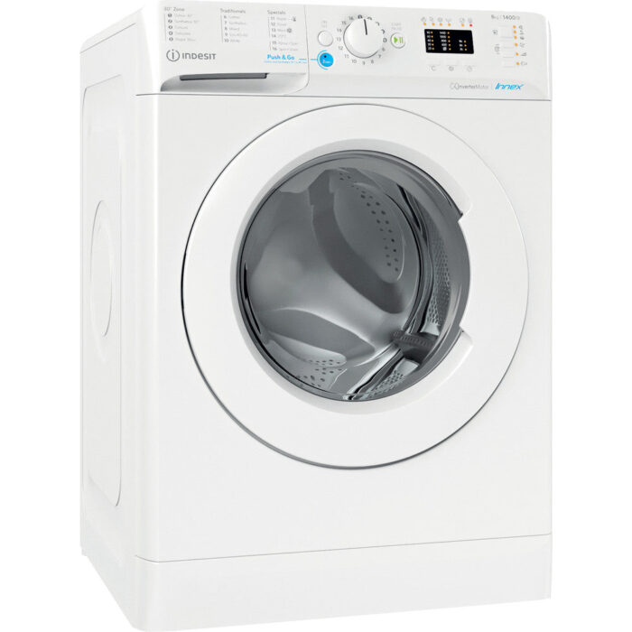 Indesit BWA81485XWUKN 8Kg Load Washing Machine - White