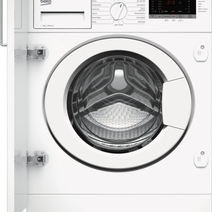 Beko WTIK74151F Integrated Washing Machine 7kg 1400rpm White - C Rated