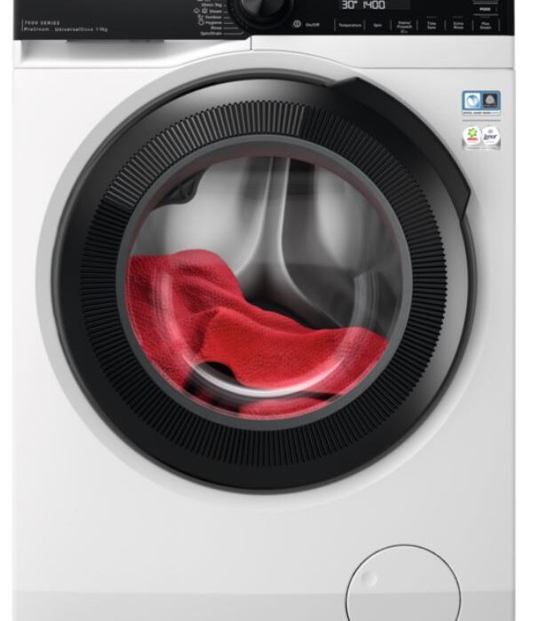 AEG LFR74944UD - 7000 Series White Freestanding 9KG Washing Machine - 1400 RPM - A energy