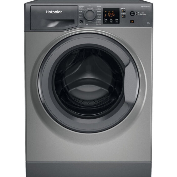 Hotpoint NSWM 864C GG UK N - Graphite Freestanding 8KG Washing Machine - 1600 RPM - B energy