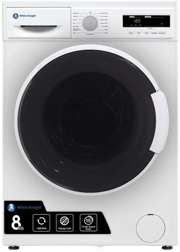 White Knight WM148W 8kg 1400 Spin Washing Machine - White